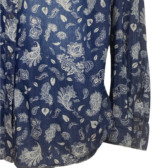 Vintage Western Paisley Shirt Women’s L - Picture 5 of 7
